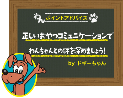 正しいおやつコミュニケーションでわんちゃんとの絆を深めましょう!