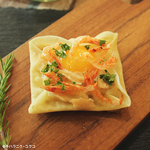 2026年3月 - チキンと桜エビのおかずクレープ♪