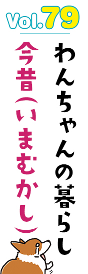 わんちゃんの暮らし今昔(いまむかし)