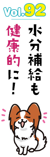 水分補給も健康的に!