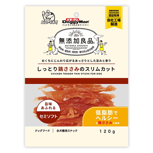 無添加良品しっとり鶏ささみのスリムカット