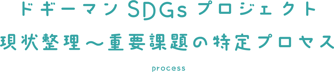 ドギーマンSDGsプロジェクト 現状整理〜重要課題の特定プロセス